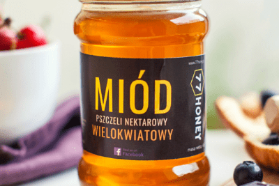 Miód wielokwiatowy 400g (zbiór 2025, skrystalizowany)