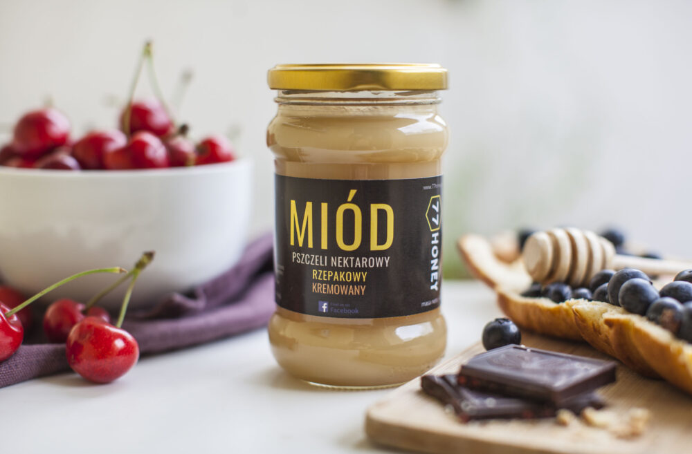 Miód rzepakowy kremowany 400g - obrazek 2
