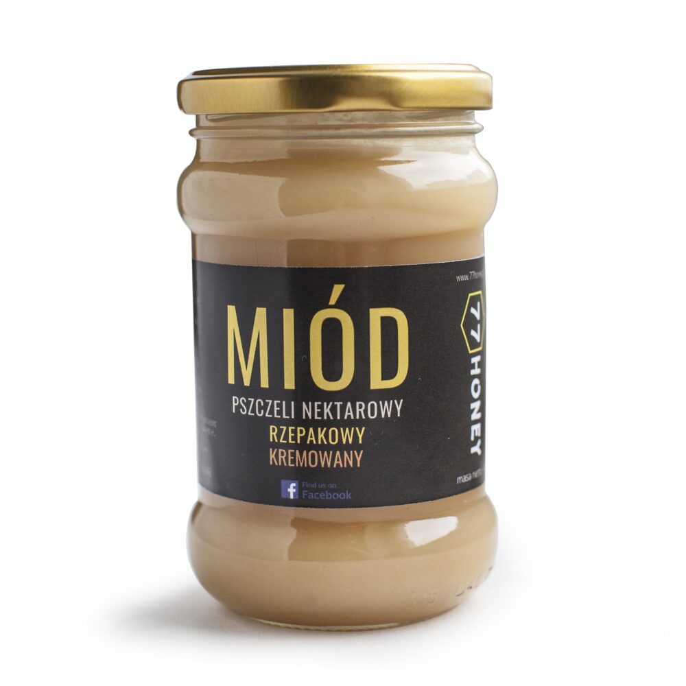Miód rzepakowy kremowany 400g
