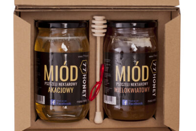Eko zestaw 2x miód 1kg - akacja i wielokwiat