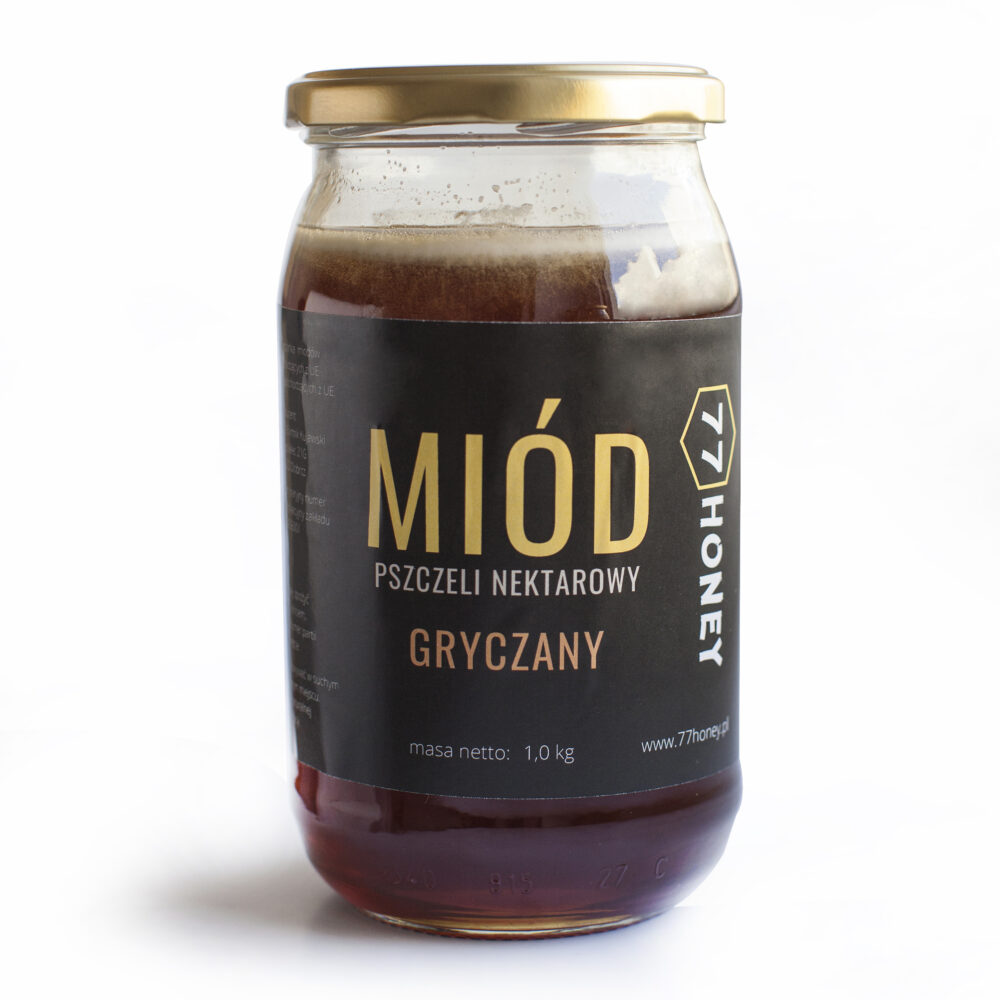 Eko zestaw 2x miód 1kg - gryka i wielokwiat - obrazek 3