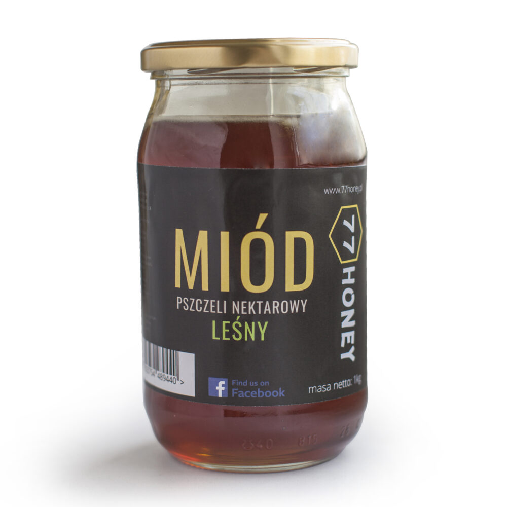Eko zestaw 2x miód 1kg - leśny i wielokwiat - obrazek 3