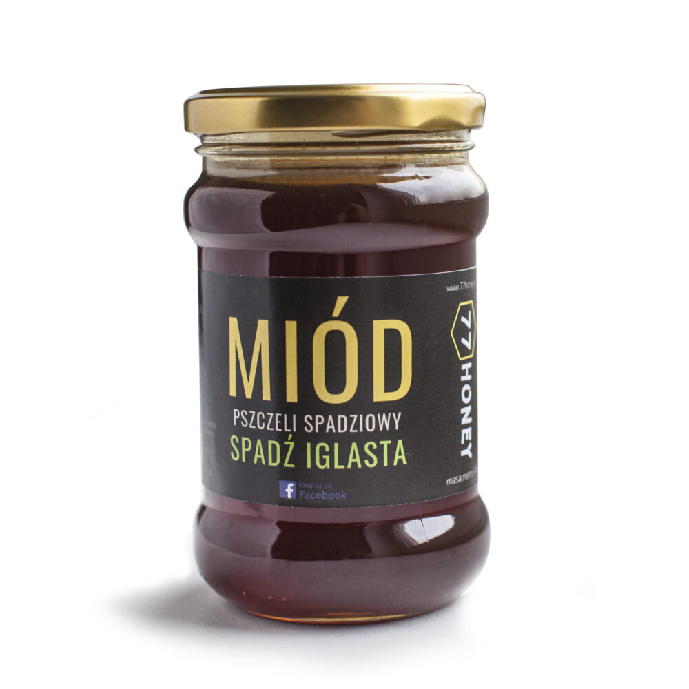 Eko zestaw 2x miód 400g - spadź iglasta i wrzos - obrazek 3
