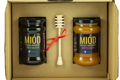 Eko zestaw 2x miód 400g - spadź iglasta i wrzos